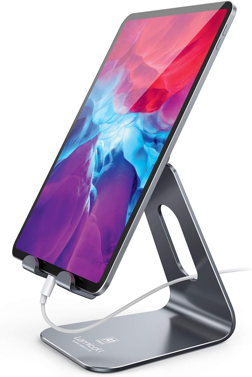 Tablet Stand Holder for Desk - Adjustable Stand for 4-13" Tablets