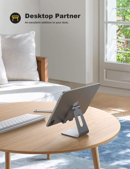 Tablet Stand Holder for Desk - Adjustable Stand for 4-13" Tablets