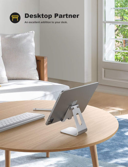 Tablet Stand Holder for Desk - Adjustable Stand for 4-13" Tablets