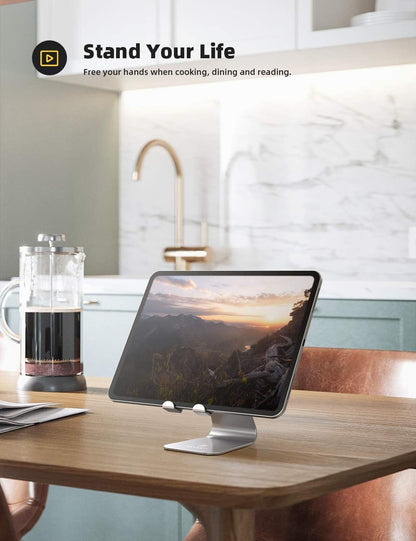 Tablet Stand Holder for Desk - Adjustable Stand for 4-13" Tablets