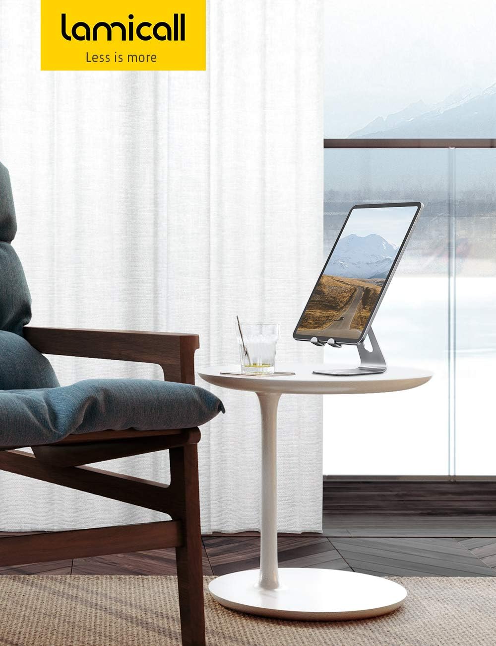 Tablet Stand Holder for Desk - Adjustable Stand for 4-13" Tablets