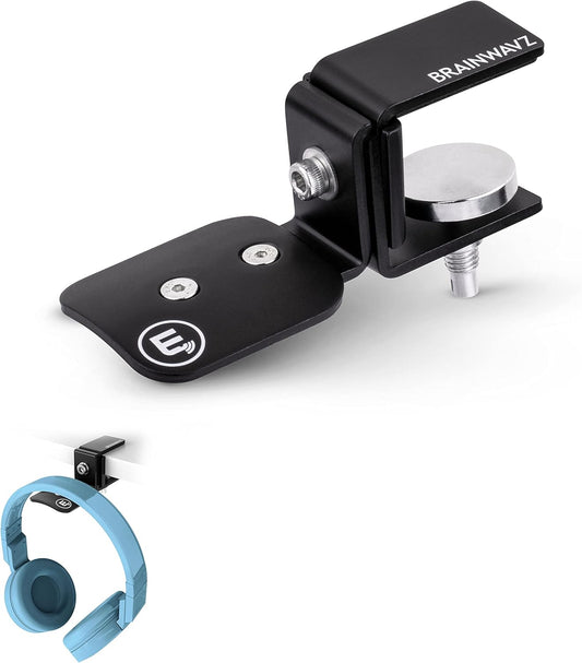 Hengja - The Desk Headphone Stand Hanger Mount, All Metal, Rotatable Mount, PC & Gaming Headset Holder