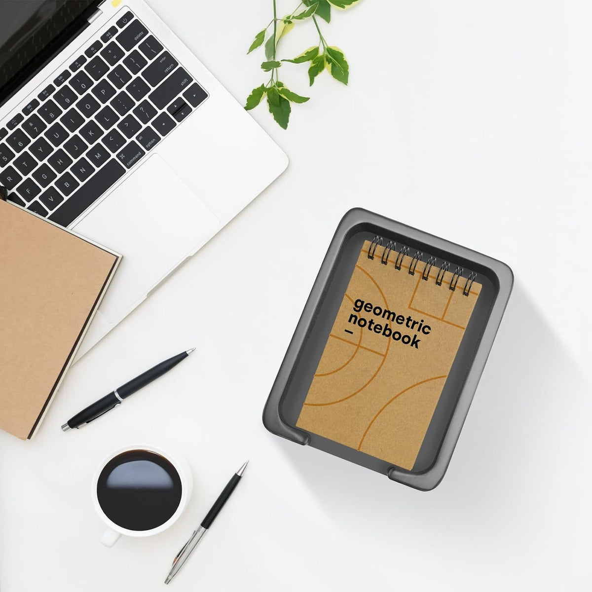1PCS 4x6 Memo Holder For Desk Paper Holder Black Wooden Memo Organizer For Desk Paper Tray Index Card Holder Fits 4 x 6 Index Card Cardstock Pads Note for Office School