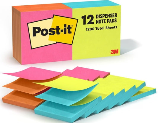 Pop-up Notes, 3 x 3 in, Poptimistic Collection, 12 Pads