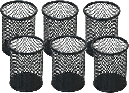 Pen Holder Pencil Holder Mesh Metal Pen Cup Holder Pencil Cup Holder for Desk Office Home Pen Organizer Black