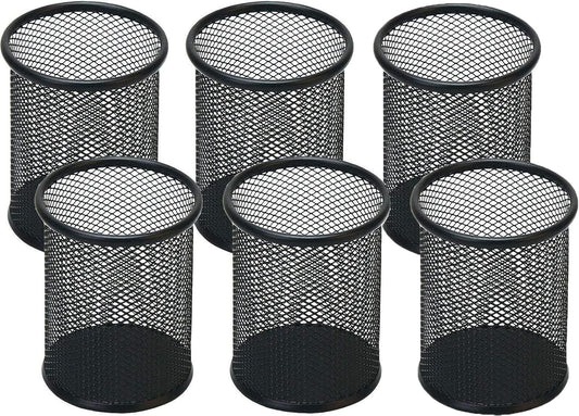 Pen Holder Pencil Holder Mesh Metal Pen Cup Holder Pencil Cup Holder for Desk Office Home Pen Organizer Black