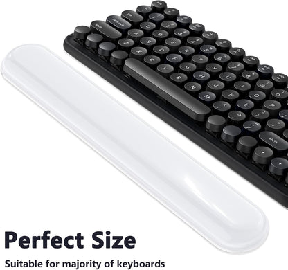 AKIT Ergonomic Mouse Pad and Keyboard Wrist Rest Set, Gel Mousepad, Green