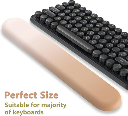 AKIT Ergonomic Mouse Pad and Keyboard Wrist Rest Set, Gel Mousepad, Green