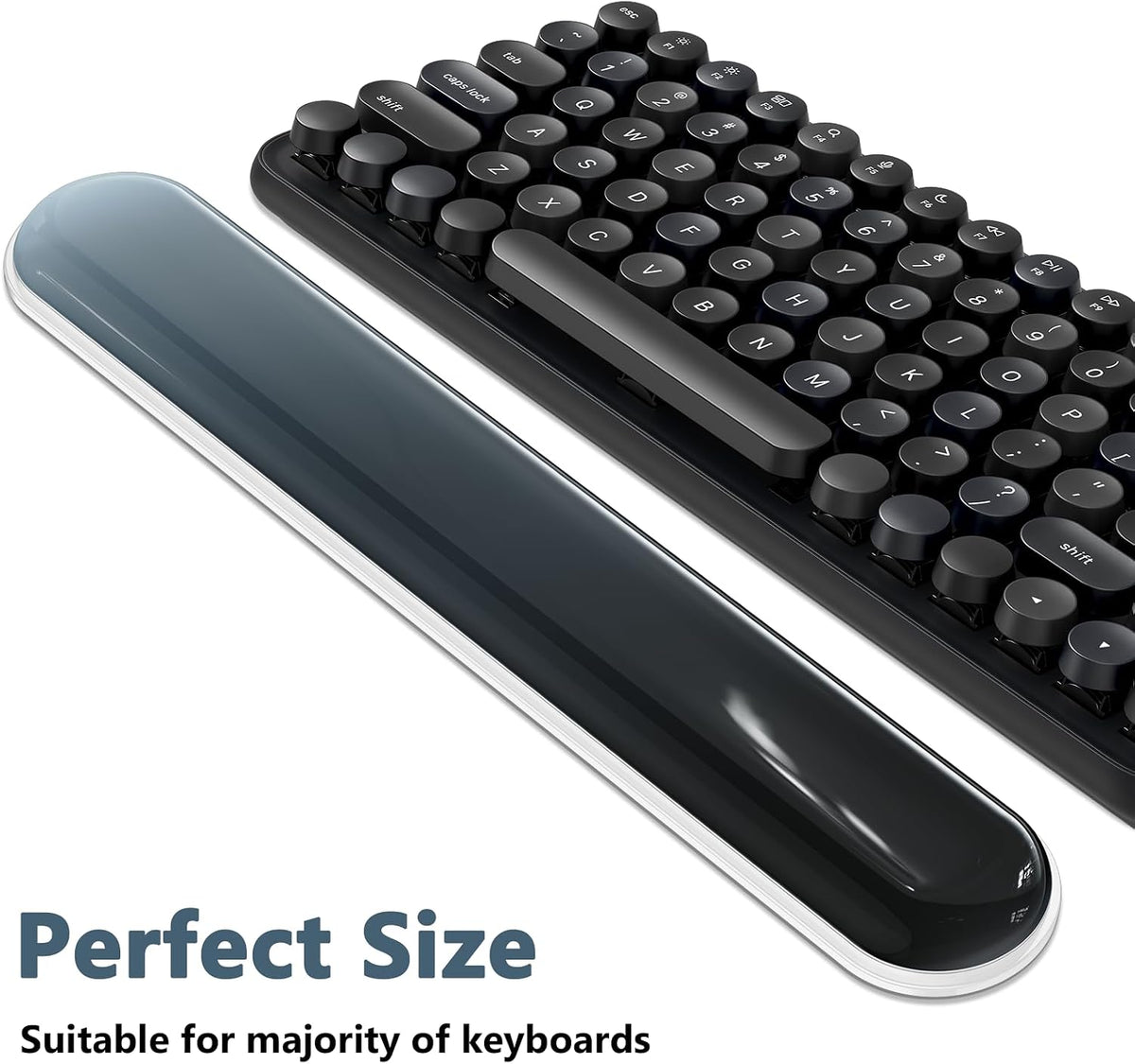 AKIT Ergonomic Mouse Pad and Keyboard Wrist Rest Set, Gel Mousepad, Green