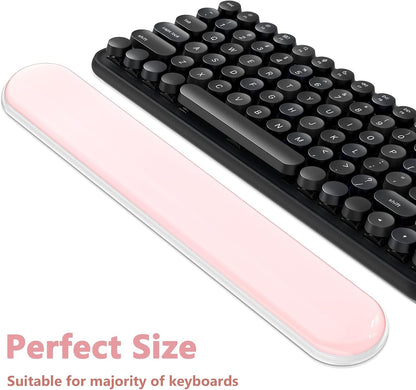 AKIT Ergonomic Mouse Pad and Keyboard Wrist Rest Set, Gel Mousepad, Green