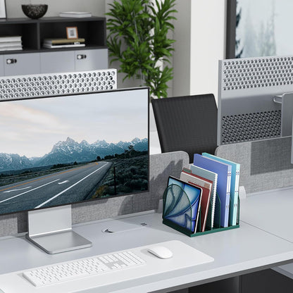 Desktop File Organizer with 5 Compartments