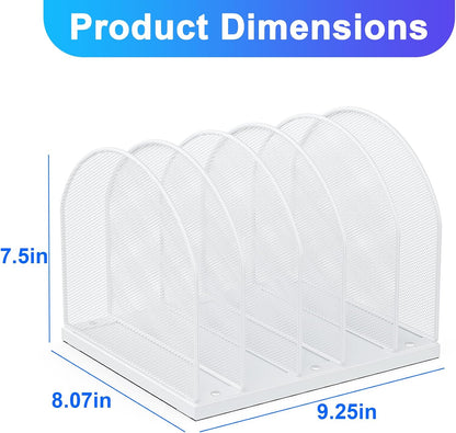 Desktop File Organizer with 5 Compartments