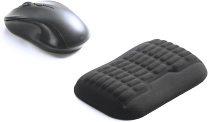 Ergonomic Mouse Wrist Rest,Latest 3.0 Wave Curve Design,High-Resilience Memory Foam Non-Slip Base,Reduces Wrist Fatigue,Ideal for Office Gaming & Long Hours of Use(Black)