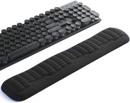 Ergonomic Mouse Wrist Rest,Latest 3.0 Wave Curve Design,High-Resilience Memory Foam Non-Slip Base,Reduces Wrist Fatigue,Ideal for Office Gaming & Long Hours of Use(Black)