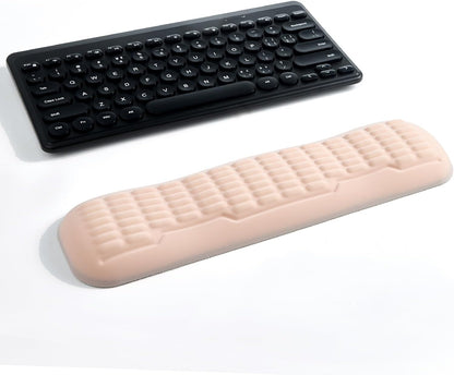 Ergonomic Mouse Wrist Rest,Latest 3.0 Wave Curve Design,High-Resilience Memory Foam Non-Slip Base,Reduces Wrist Fatigue,Ideal for Office Gaming & Long Hours of Use(Black)