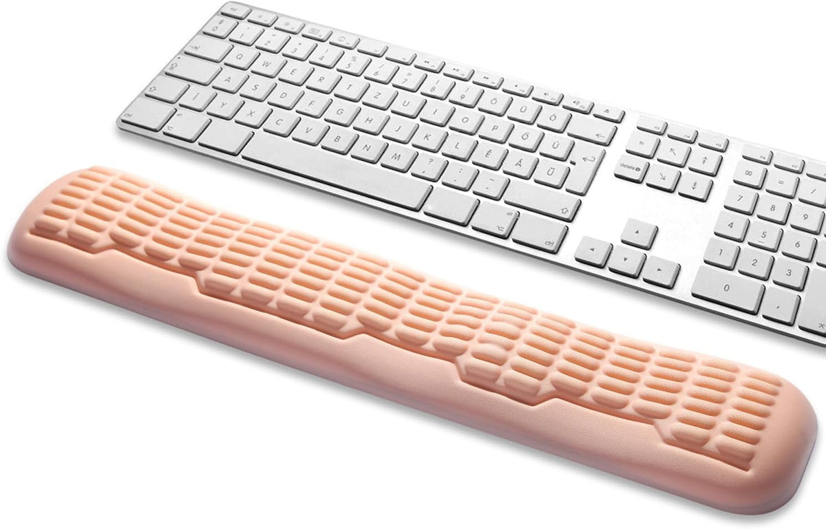 Ergonomic Mouse Wrist Rest,Latest 3.0 Wave Curve Design,High-Resilience Memory Foam Non-Slip Base,Reduces Wrist Fatigue,Ideal for Office Gaming & Long Hours of Use(Black)