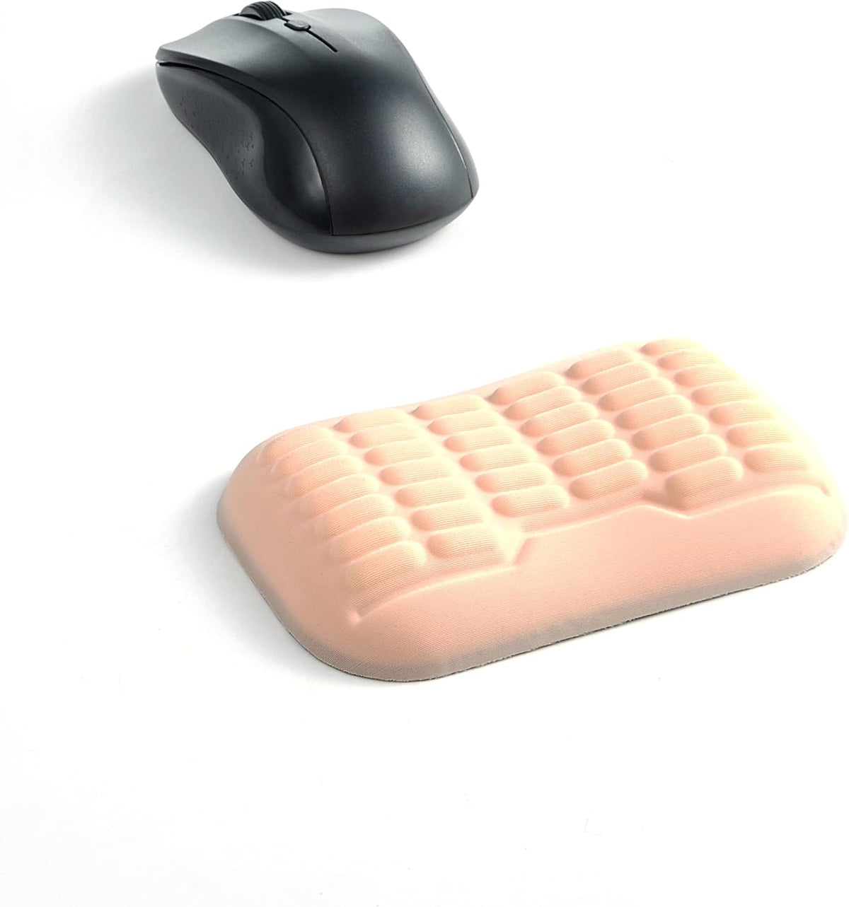 Ergonomic Mouse Wrist Rest,Latest 3.0 Wave Curve Design,High-Resilience Memory Foam Non-Slip Base,Reduces Wrist Fatigue,Ideal for Office Gaming & Long Hours of Use(Black)