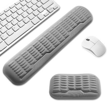 Ergonomic Mouse Wrist Rest,Latest 3.0 Wave Curve Design,High-Resilience Memory Foam Non-Slip Base,Reduces Wrist Fatigue,Ideal for Office Gaming & Long Hours of Use(Black)