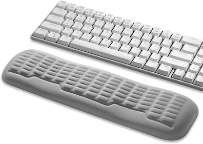Ergonomic Mouse Wrist Rest,Latest 3.0 Wave Curve Design,High-Resilience Memory Foam Non-Slip Base,Reduces Wrist Fatigue,Ideal for Office Gaming & Long Hours of Use(Black)
