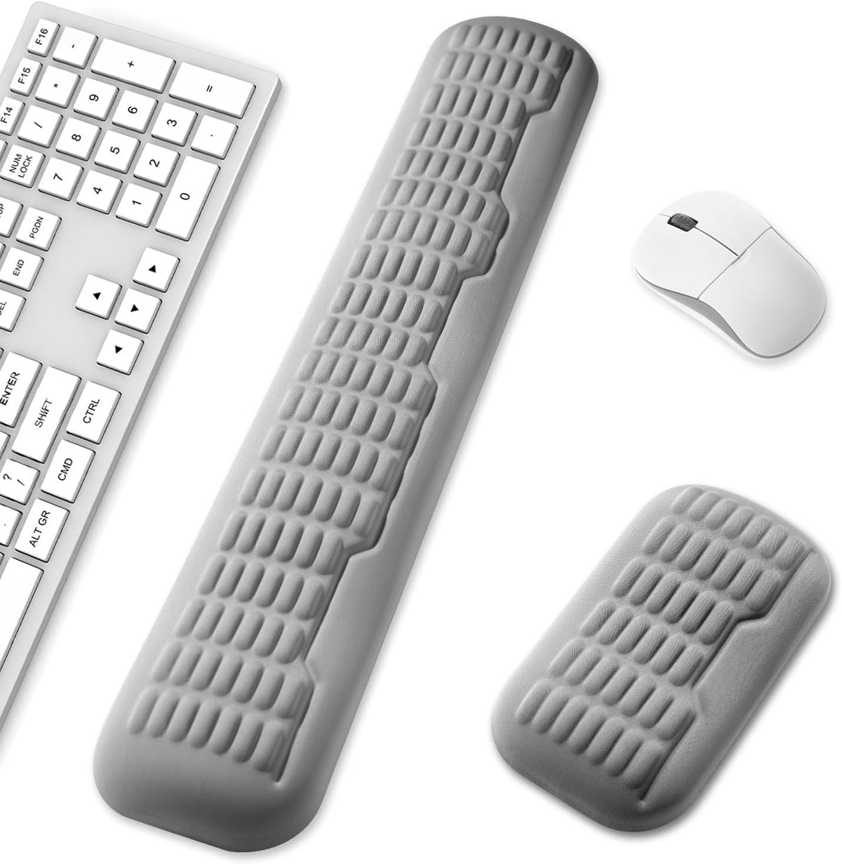 Ergonomic Mouse Wrist Rest,Latest 3.0 Wave Curve Design,High-Resilience Memory Foam Non-Slip Base,Reduces Wrist Fatigue,Ideal for Office Gaming & Long Hours of Use(Black)