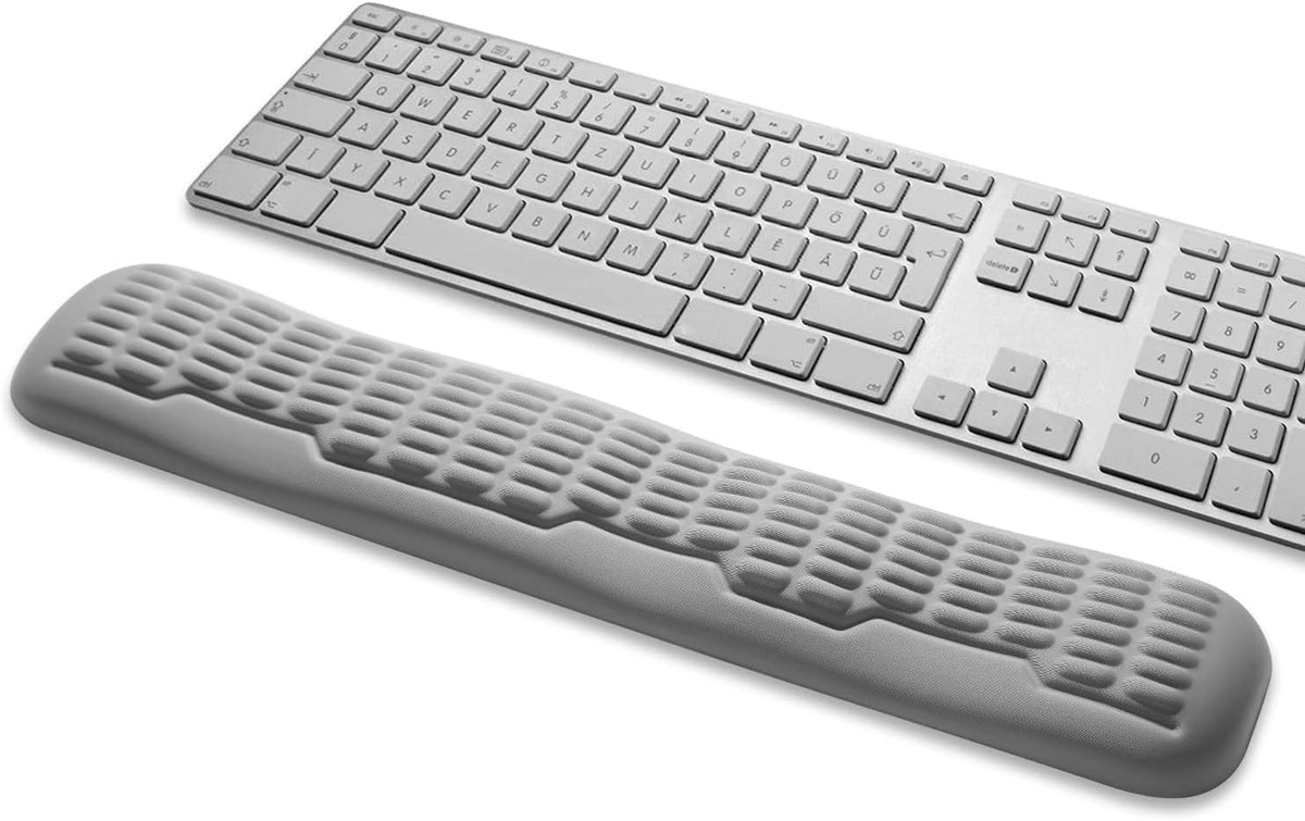 Ergonomic Mouse Wrist Rest,Latest 3.0 Wave Curve Design,High-Resilience Memory Foam Non-Slip Base,Reduces Wrist Fatigue,Ideal for Office Gaming & Long Hours of Use(Black)