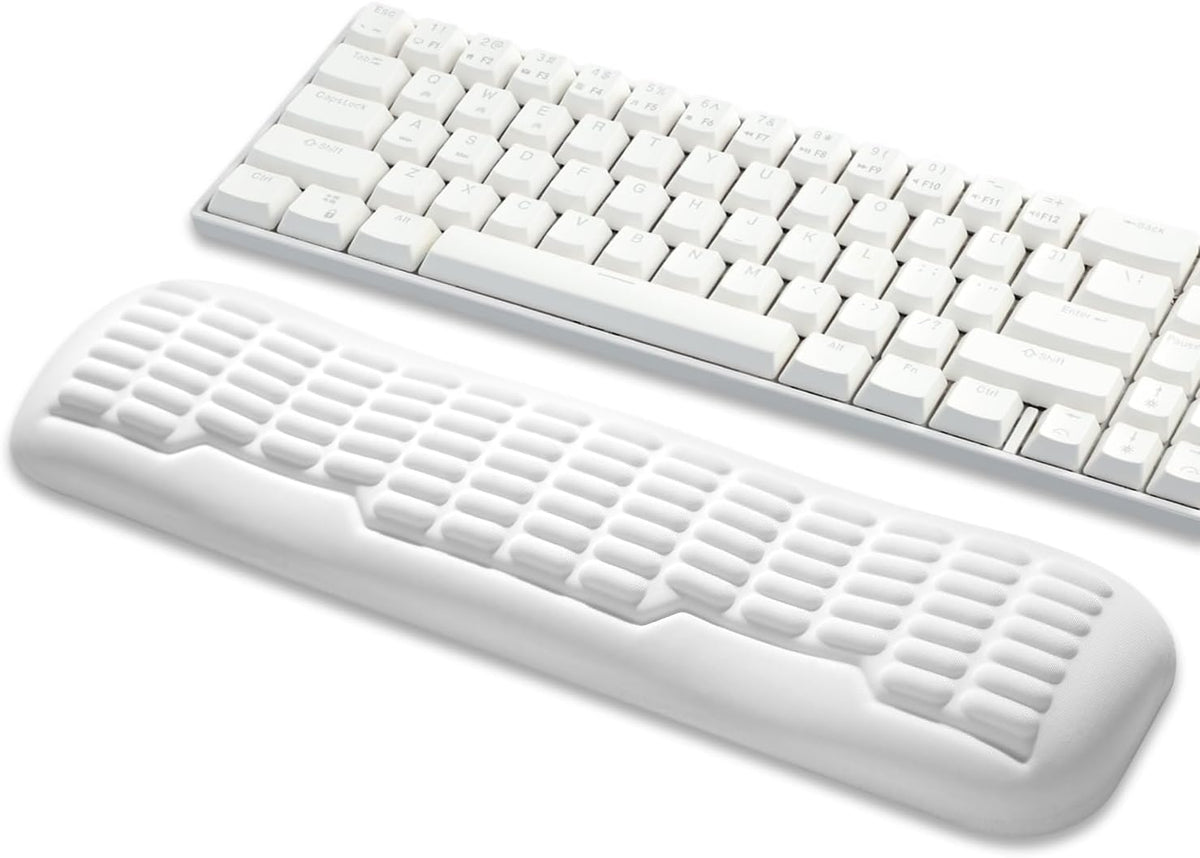 Ergonomic Mouse Wrist Rest,Latest 3.0 Wave Curve Design,High-Resilience Memory Foam Non-Slip Base,Reduces Wrist Fatigue,Ideal for Office Gaming & Long Hours of Use(Black)