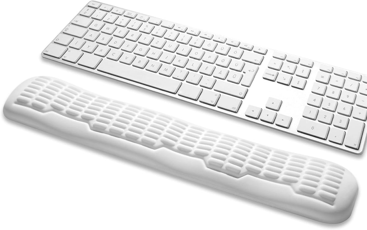 Ergonomic Mouse Wrist Rest,Latest 3.0 Wave Curve Design,High-Resilience Memory Foam Non-Slip Base,Reduces Wrist Fatigue,Ideal for Office Gaming & Long Hours of Use(Black)