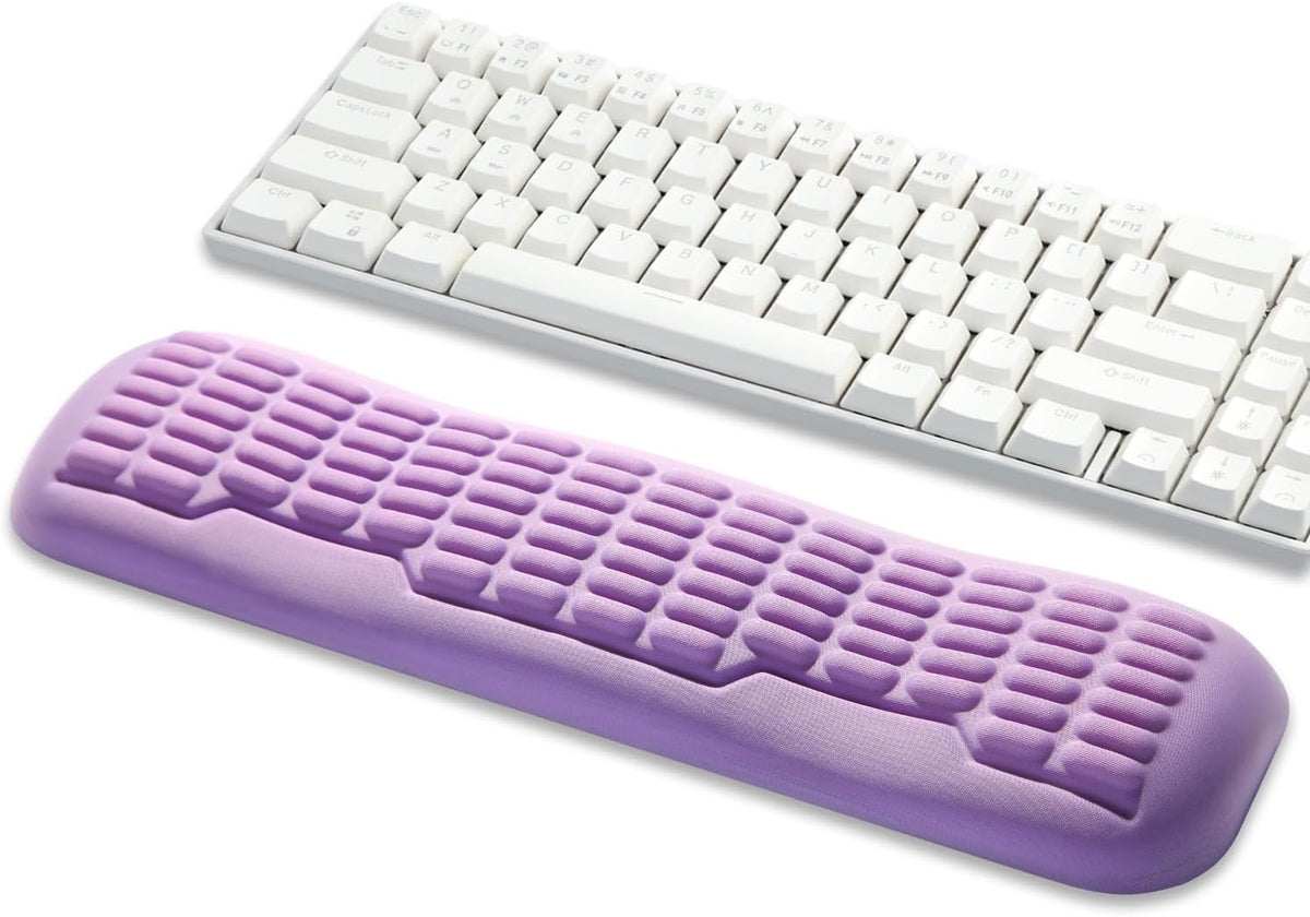 Ergonomic Mouse Wrist Rest,Latest 3.0 Wave Curve Design,High-Resilience Memory Foam Non-Slip Base,Reduces Wrist Fatigue,Ideal for Office Gaming & Long Hours of Use(Black)