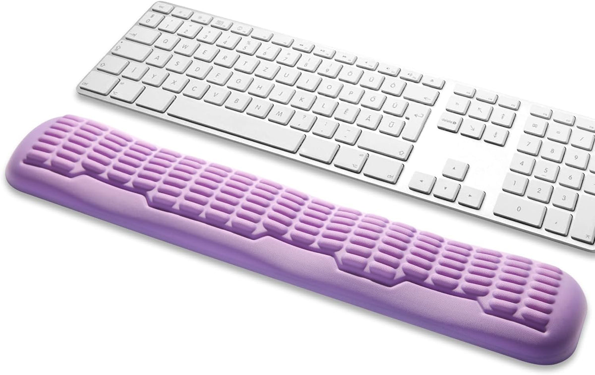 Ergonomic Mouse Wrist Rest,Latest 3.0 Wave Curve Design,High-Resilience Memory Foam Non-Slip Base,Reduces Wrist Fatigue,Ideal for Office Gaming & Long Hours of Use(Black)
