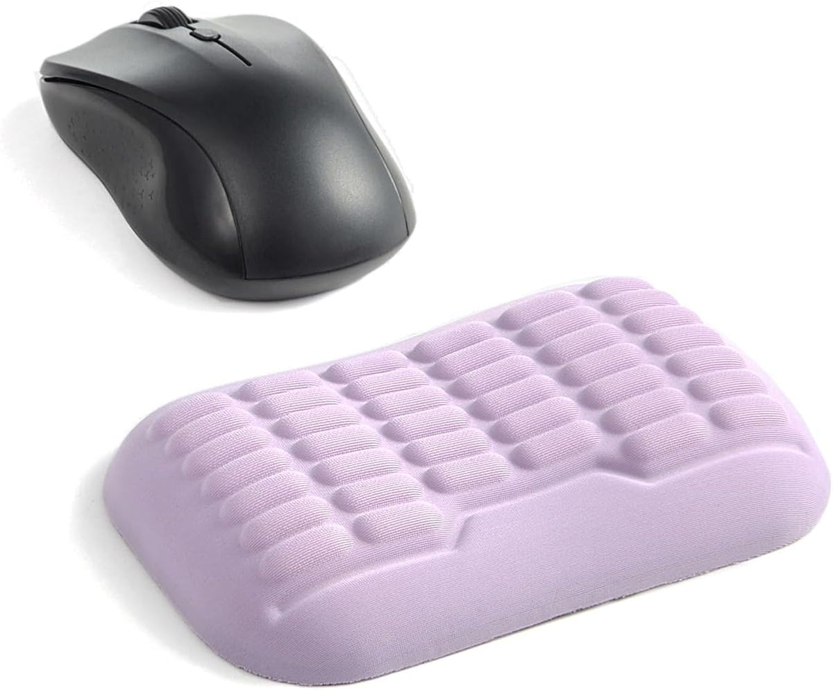 Ergonomic Mouse Wrist Rest,Latest 3.0 Wave Curve Design,High-Resilience Memory Foam Non-Slip Base,Reduces Wrist Fatigue,Ideal for Office Gaming & Long Hours of Use(Black)