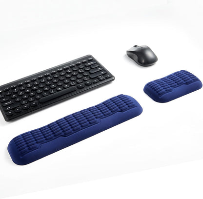 Ergonomic Mouse Wrist Rest,Latest 3.0 Wave Curve Design,High-Resilience Memory Foam Non-Slip Base,Reduces Wrist Fatigue,Ideal for Office Gaming & Long Hours of Use(Black)