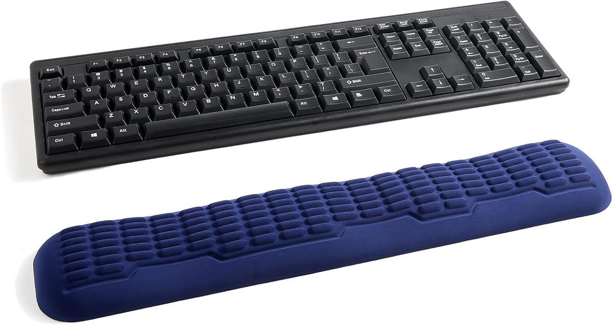 Ergonomic Mouse Wrist Rest,Latest 3.0 Wave Curve Design,High-Resilience Memory Foam Non-Slip Base,Reduces Wrist Fatigue,Ideal for Office Gaming & Long Hours of Use(Black)