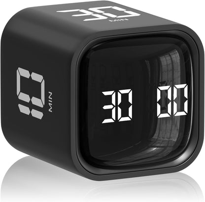 Cube Pomodoro Timer, Smart Timer 5/10/30/60 Minutes Custom Countdown