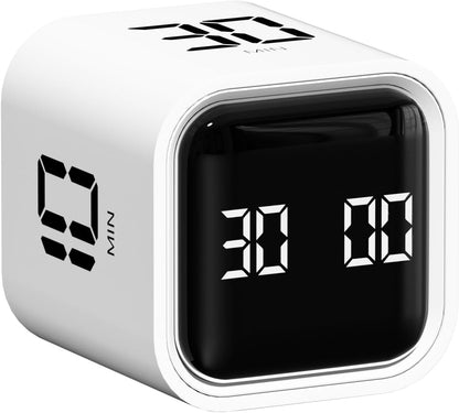 Cube Pomodoro Timer, Smart Timer 5/10/30/60 Minutes Custom Countdown