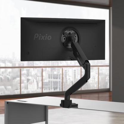 PS2D White Ultrawide Heavy-Duty Premium Dual Monitor Arm Stand Desk Mount - Fits up to 35 inches Two Monitors, Weights up to 33 lbs Each, Compatible with VESA 75x75mm 100x100mm