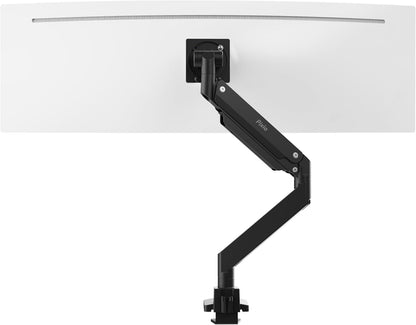 PS2D White Ultrawide Heavy-Duty Premium Dual Monitor Arm Stand Desk Mount - Fits up to 35 inches Two Monitors, Weights up to 33 lbs Each, Compatible with VESA 75x75mm 100x100mm