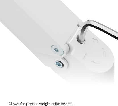 PS2D White Ultrawide Heavy-Duty Premium Dual Monitor Arm Stand Desk Mount - Fits up to 35 inches Two Monitors, Weights up to 33 lbs Each, Compatible with VESA 75x75mm 100x100mm