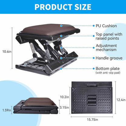Adjustable Foot Rest Under Desk for Office,Home, Gaming & Study
