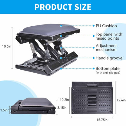 Adjustable Foot Rest Under Desk for Office,Home, Gaming & Study