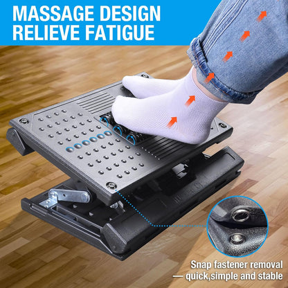 Adjustable Foot Rest Under Desk for Office,Home, Gaming & Study