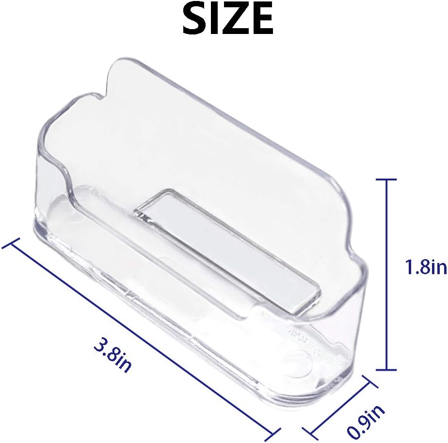 Clear Plastic Business Card Holder,Acrylic Business Card Display for Desk Business Card Stand