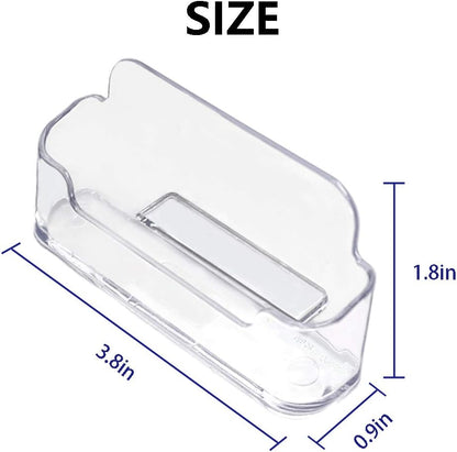 Clear Plastic Business Card Holder,Acrylic Business Card Display for Desk Business Card Stand