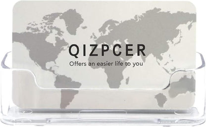 Clear Plastic Business Card Holder,Acrylic Business Card Display for Desk Business Card Stand