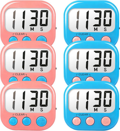 Digital Timer for Kids Classroom Timers for Teachers 2 Pack Blue Green