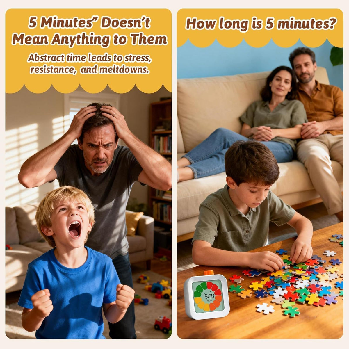 Visual Timer for Kids, ADHD, Toddler Essentials, Boo Basket Stuffers