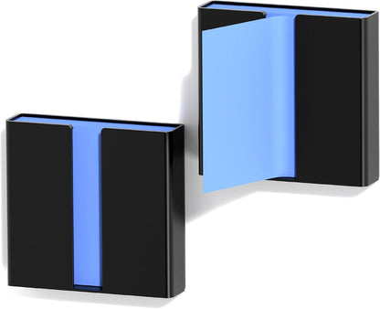 Sticky Note Dispenser, Magnetic Sticky Note Holder for Sticky Notes, 3 x 3 Inch Sticky Note Organizer for Office Home Classroom, Black