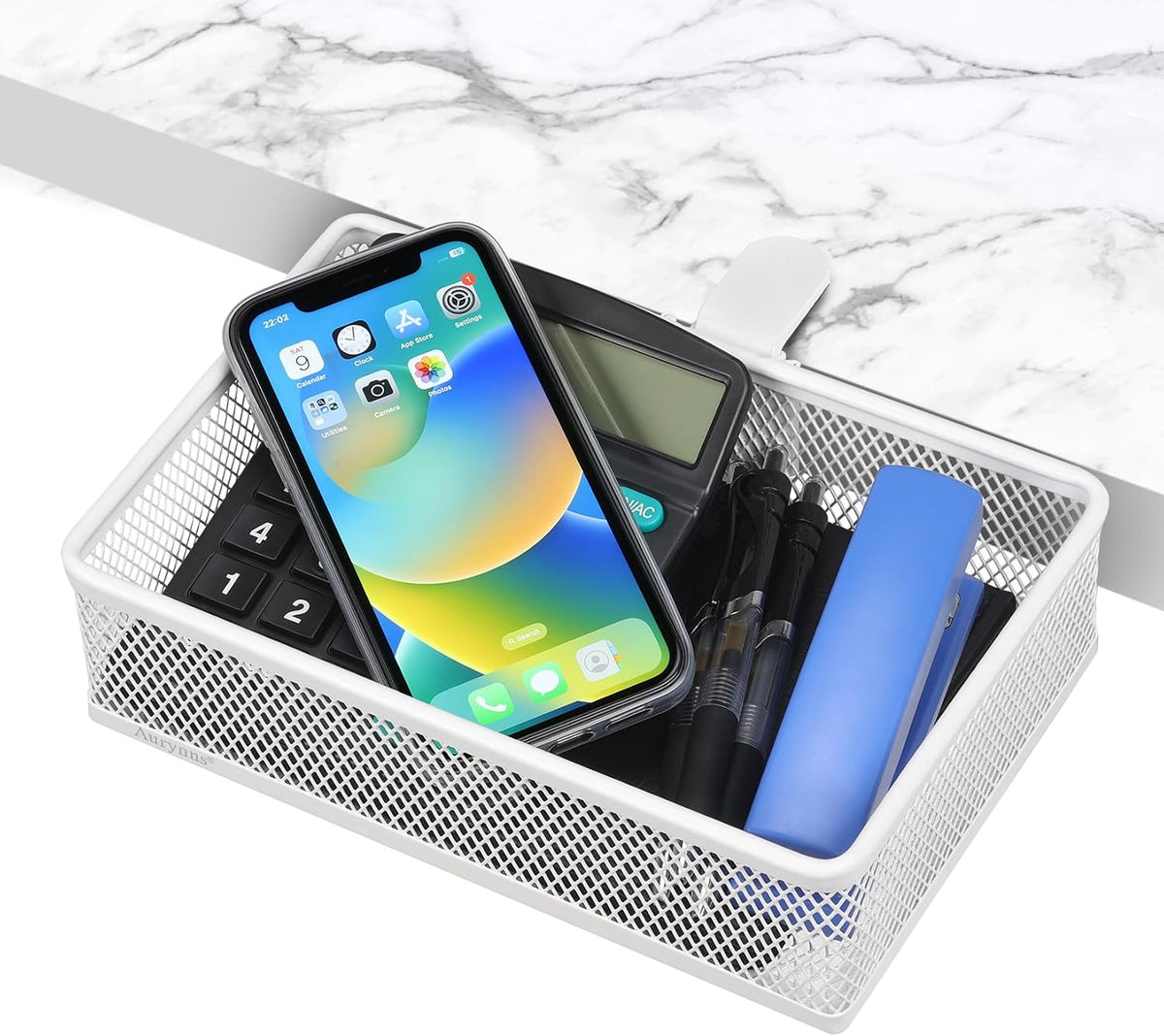 Under Desk Drawer, Clamp on Desk Organizer Under Table Hanging Desk Storage