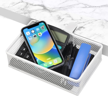 Under Desk Drawer, Clamp on Desk Organizer Under Table Hanging Desk Storage
