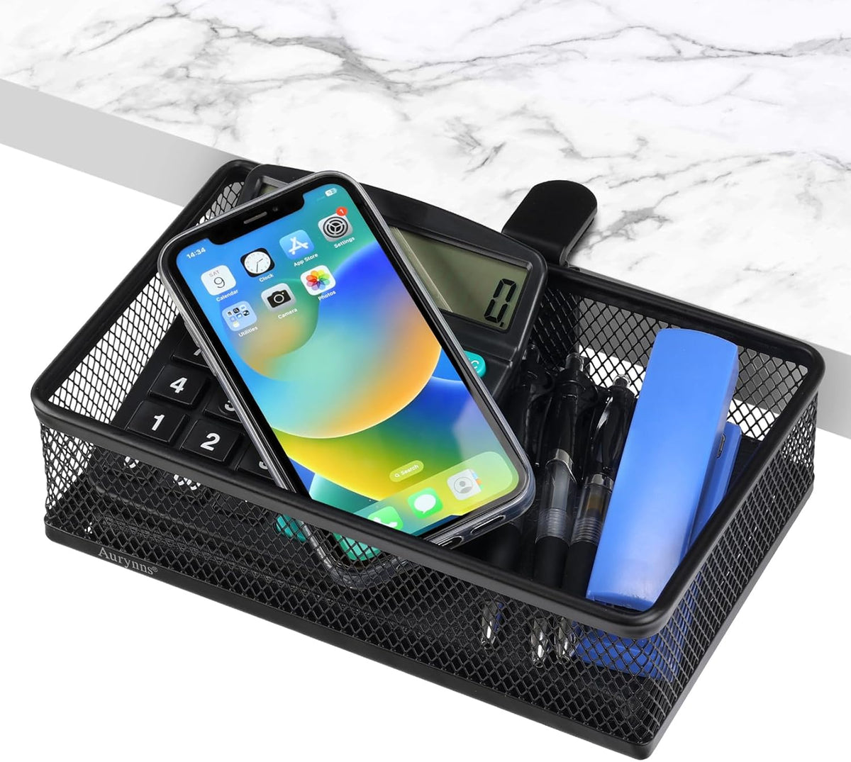 Under Desk Drawer, Clamp on Desk Organizer Under Table Hanging Desk Storage