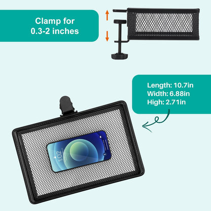 Under Desk Drawer, Clamp on Desk Organizer Under Table Hanging Desk Storage